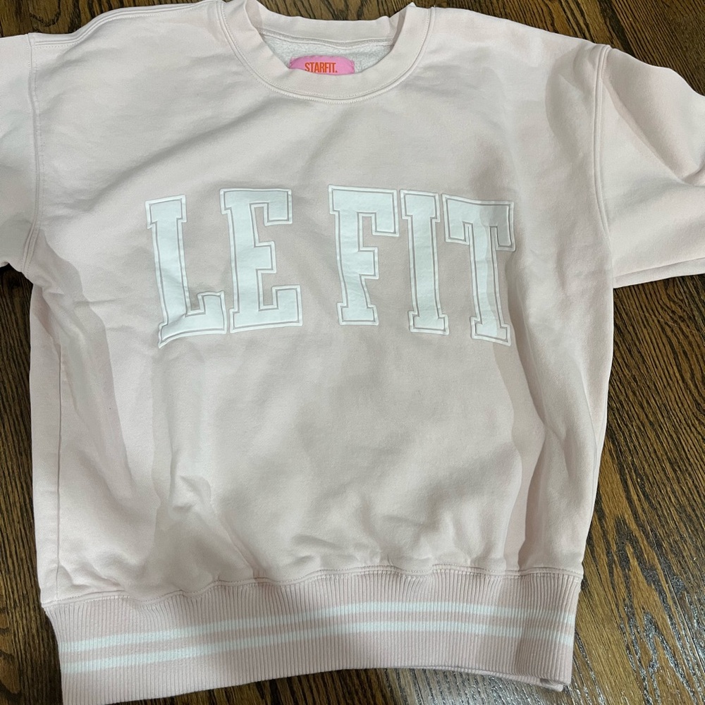 Women's Pink 'LE FIT' Sweatshirt